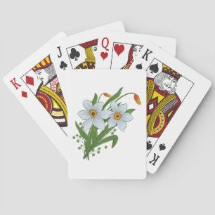 Tulpaner och påskliljor blommor casinokort