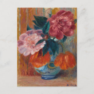 Tulpaner och Peonies William James Glackens Vykort