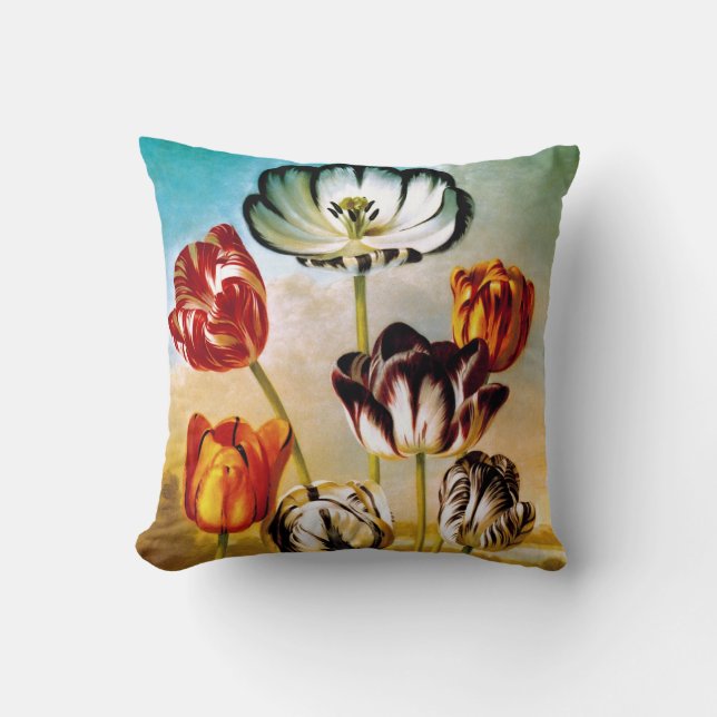 Tulpaner under Himlar Pillow Kudde (Framsida)