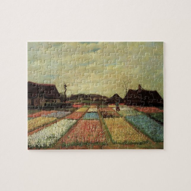 Tulpanfält av Vincent van Gogh Pussel (Horisontell)