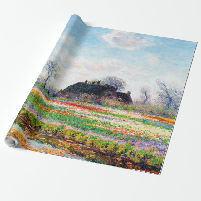 Tulpanfält i Nederländerna, Monet Presentpapper (Utrullad)