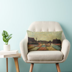 Tulpanfälten av Vincent van Gogh Lumbarkudde