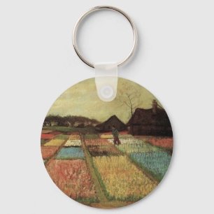 Tulpanfälten av Vincent van Gogh Nyckelring