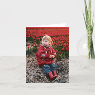 Tulpanfältnotecards Kort