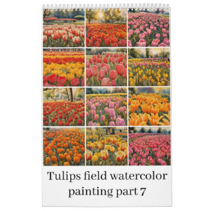 Tulpanfärgning fält 7 kalender