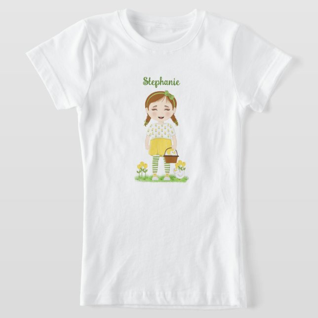 Tulpanfödelsedag T Shirt (Laydown)