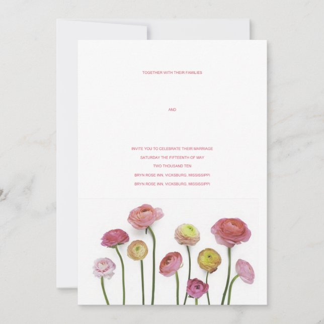 Tulpaninbjudan Inbjudningar (Framsida)