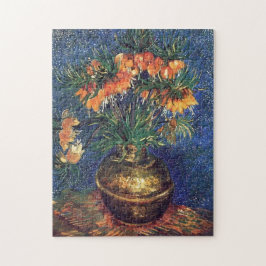 Tulpanliljor i en kopparvas av Van Gogh Pussel
