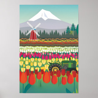 Tulpanmaniabild Poster