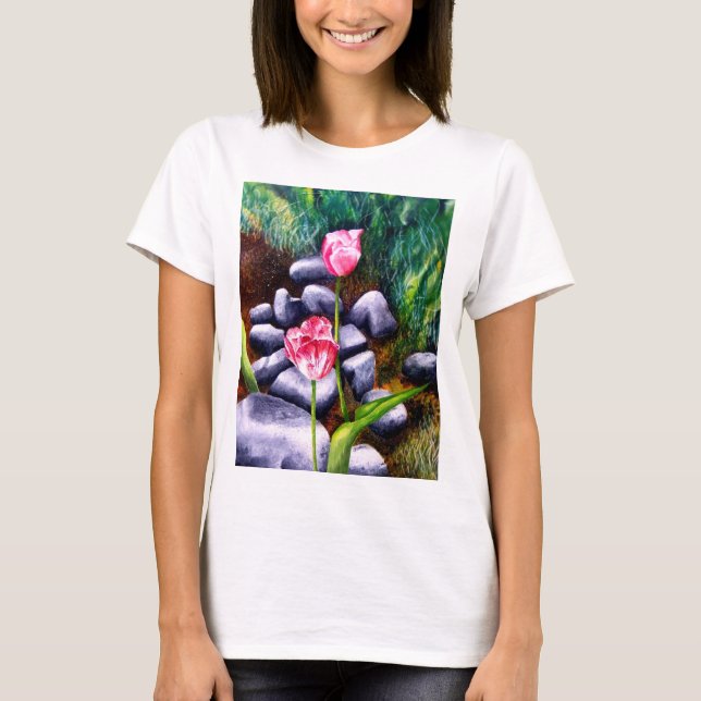 TulpanT-tröja T-shirt (Framsida)