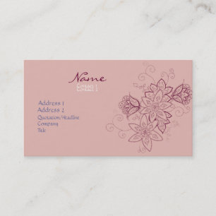Tulpantatueringvisitkortar (steg), visitkort
