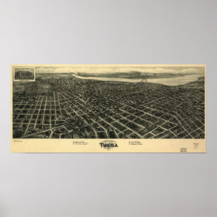 Tulsa 1918, det reko fågelögat beskådar den poster