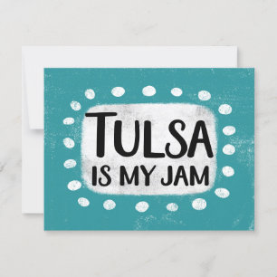 Tulsa är mitt hälsningskort för Sylt Kort