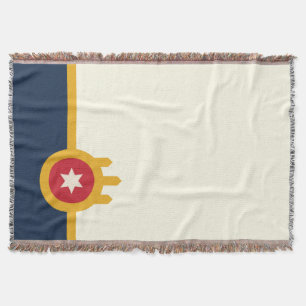 Tulsa City flagga Filt