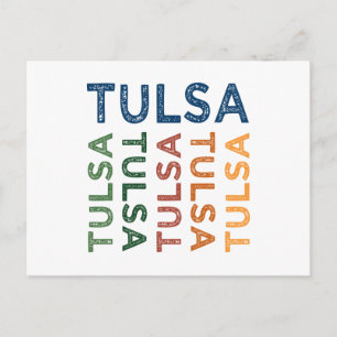 Tulsa Cute Colorful Vykort
