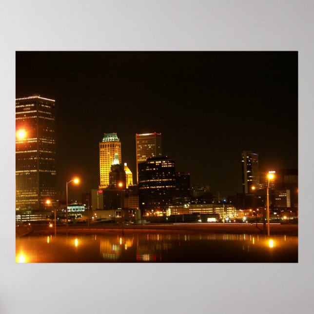 Tulsa Downtown Poster (Framsidan)