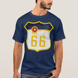 Tulsa Flagga 66 Distress T Shirt