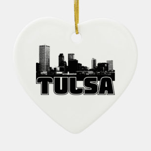 Tulsa horisont julgransprydnad keramik