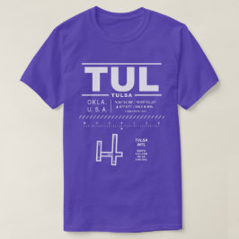 Tulsa Internationell flygplats TUL T-Shirt