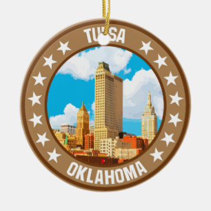 Tulsa Julgransprydnad Keramik