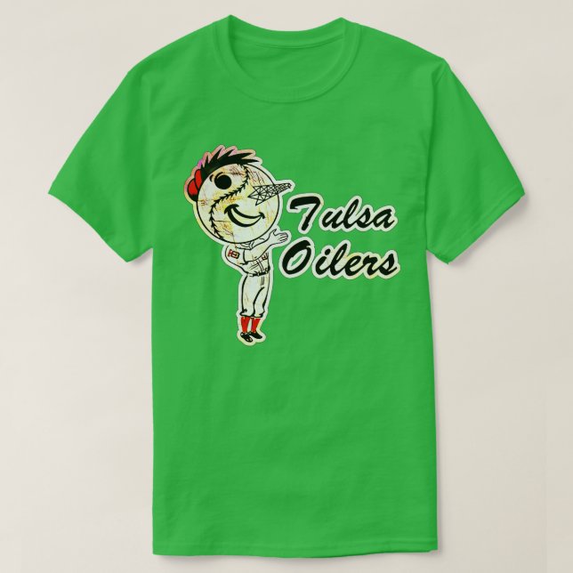Tulsa Oilers Baseball T Shirt (Design framsida)