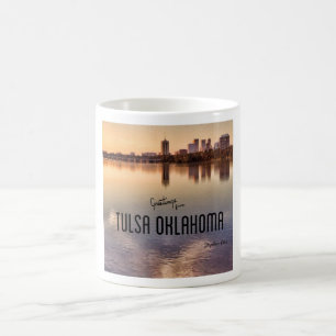 Tulsa Oklahoma horisont Kaffemugg