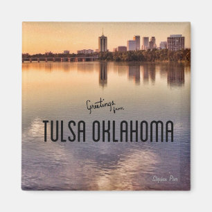 Tulsa Oklahoma horisont Magnet