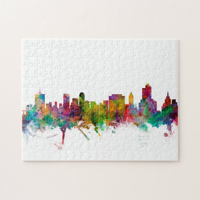 Tulsa Oklahoma horisont Pussel (Horisontell)