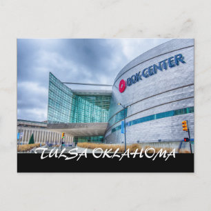 Tulsa oklahoma i centrala staden vykort