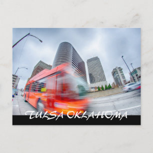 Tulsa oklahoma i centrala staden vykort