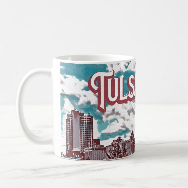 Tulsa Oklahoma Kaffemugg (Vänster)