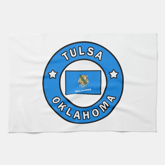 Tulsa Oklahoma Kökshandduk (Horisontell)