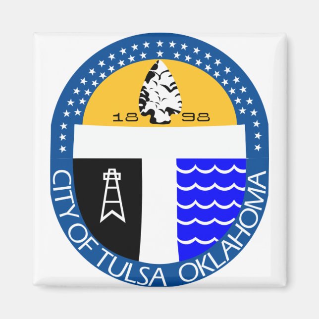 Tulsa, Oklahoma Magnet (Framsidan)