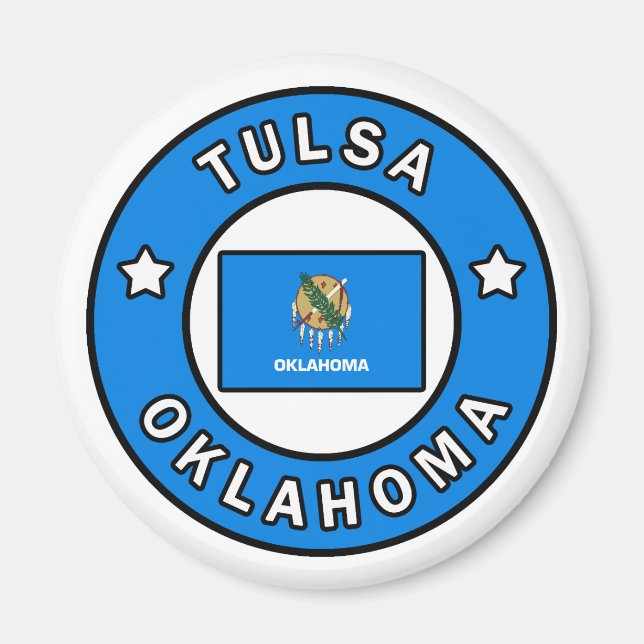 Tulsa Oklahoma Magnet (Framsidan)