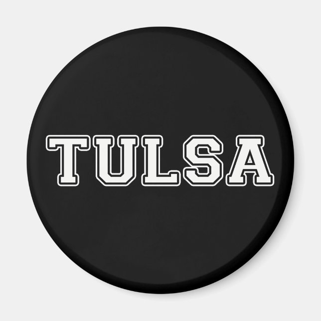 Tulsa Oklahoma Magnet (Framsidan)