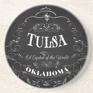 Tulsa Oklahoma - olje- huvudstad av världen Underlägg Sandsten