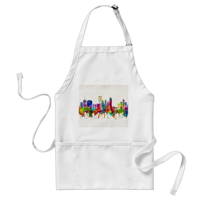 Tulsa Oklahoma Skyline Förkläde (Framsidan)