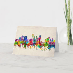 Tulsa Oklahoma Skyline Helgkort