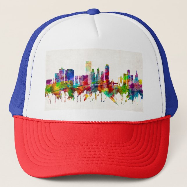 Tulsa Oklahoma Skyline Keps (Framsida)