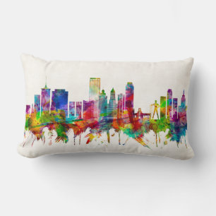 Tulsa Oklahoma Skyline Lumbarkudde