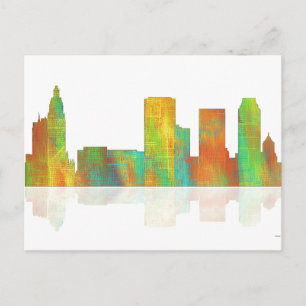 Tulsa Oklahoma Skyline Vykort