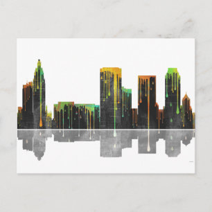 Tulsa Oklahoma Skyline Vykort