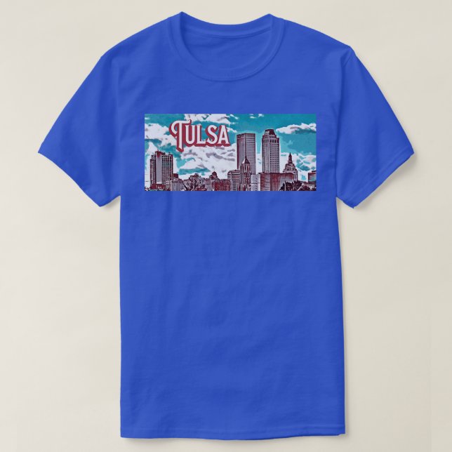 Tulsa Oklahoma T Shirt (Design framsida)