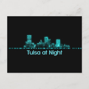 Tulsa Skyline Vykort
