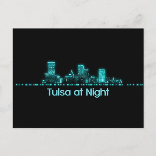 Tulsa Skyline Vykort (Framsida)