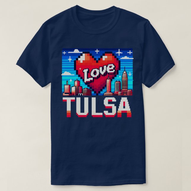 Tulsa Stil T Shirt (Design framsida)