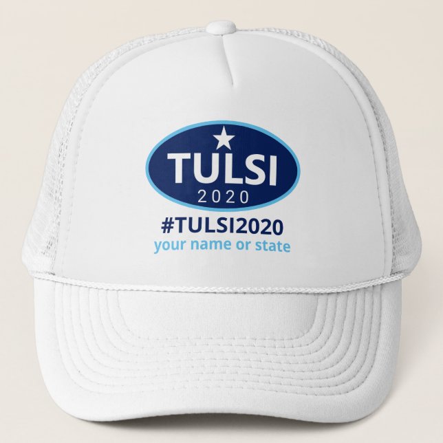 Tulsi 2020 kampanjpresidentkandidat keps (Framsida)