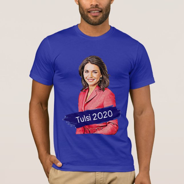 Tulsi 2020-valstöd t shirt (Framsida)