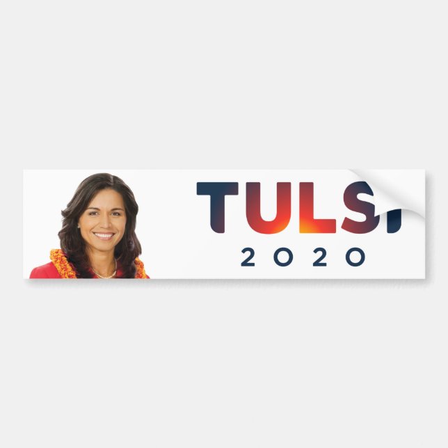 Tulsi Gabbard 2020 Bildekal (Framsidan)