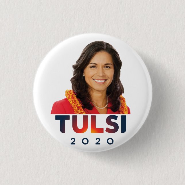 Tulsi Gabbard 2020 Knapp (Framsida)